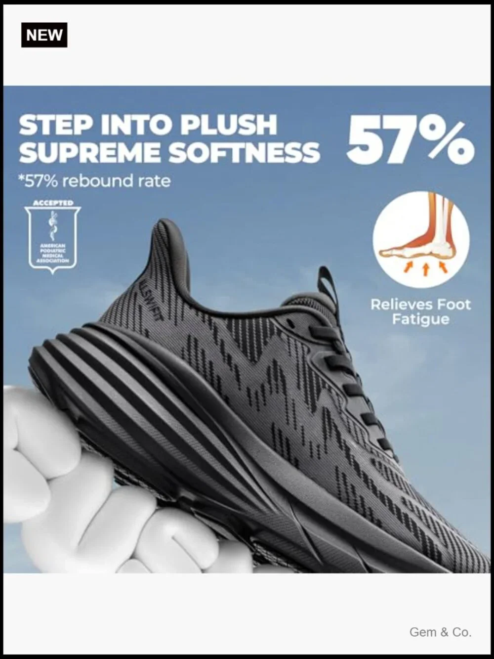 Women's Slip On Walking Shoes Hands-Free Cushion Running Athletic Sneakers